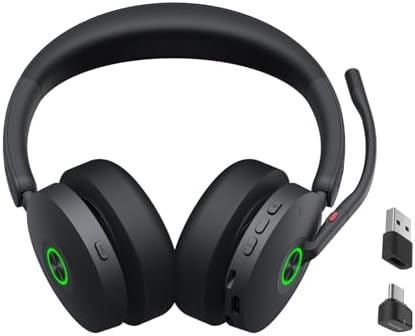 Yealink BH74 Bluetooth Headset with Mic for Work,Hybrid ANC,Teams Certified by RedefineYourWorkplace