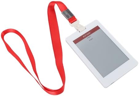Electronic Bluetooth Ink Screen Name Plate with NFC for Easy Access Control, Visible from Any Angle, High-Contrast Display for Business Students by Unknown