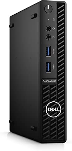 Dell 2022 Optiplex 3080 Micro Form Factor Business Desktop, Intel Core i5-10500T, 16GB RAM, 512GB PCIe SSD, Wi-Fi 6, Bluetooth, Wired Mouse&Keyboard, Windows 11 Pro, Black by Dell