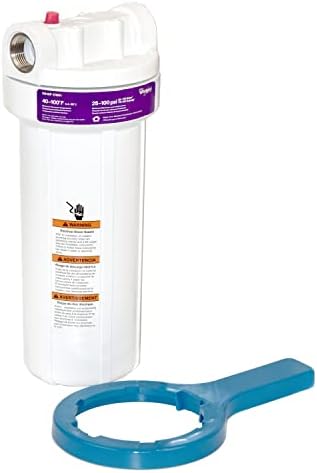 Whirlpool 10" x 2.5" Whole House Water Filter Housing, WHKF-DWH, Stainless Steel 3/4" Inlets, NSF Certified, Filter Not Included, Replacement Filter GD05, WHWC, WHSW, WHPL by Unknown