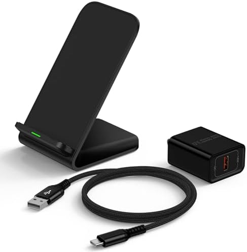 15W Wireless Charger Stand Fast Charging Desk Wireless Charging Station by HomeTravelChargerAccessory