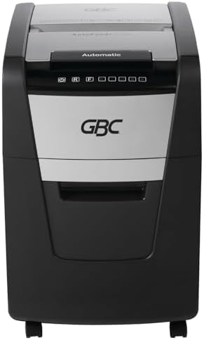 GBC Paper Shredder, Auto Feed+, 100 Sheet Capacity, Super Cross-Cut, Home Office Shredder, 100X (WSM1757602) by GBC