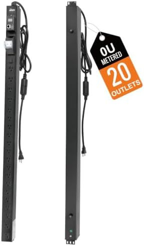 Tecmojo 20A 20-Outlet 0U Metered PDU, 5-15R/5-20R, RS485 Modbus RTU by Tecmojo
