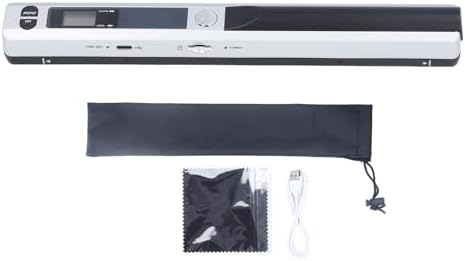Portable Scanner, 8.27 Inch HD 900DPI Document Scanner for A4 Documents Photo Receipt, Color Mobile Handheld Scanner Wand for Home Travel Office (Silver) by LICAEVEY