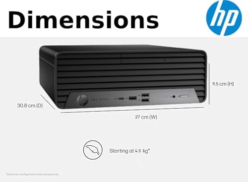HP ProDesk 400 G9 SFF Desktop Computer | 12th Gen Intel Core i7 (8 Performance Cores, 8 Efficient Cores, Up to 5.4GHz) | 32GB DDR4 RAM, 1TB PCIe SSD | WiFi 6, 10Gbps USB (x4), Dual Monitor Support - Image 5