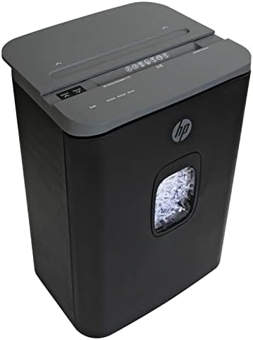 HP - Cross Cut Paper Shredder, 20-Sheet with Slide Top for Office Use by RoyalConsumerProducts