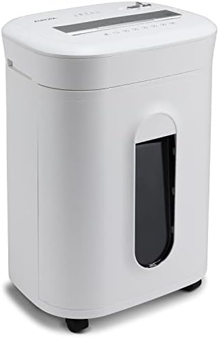 Aurora Professional Grade 10-Sheet High Security Micro-Cut Paper and Credit Card Shredder/ 60 Minutes/Security Level P-5, White by Aurora