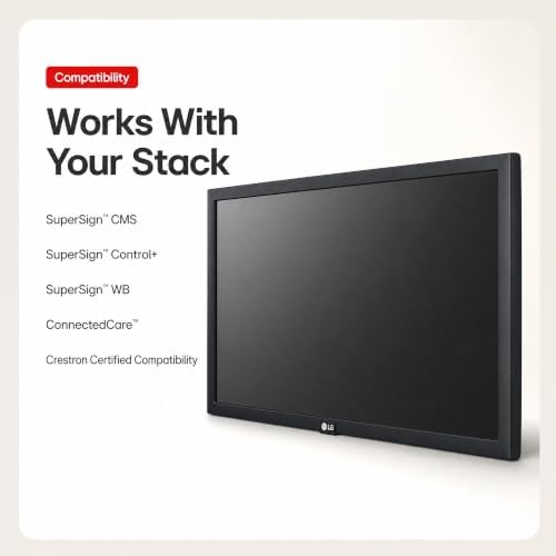 LG 22” 22SM3G-B Series IPS FHD LED Back-lit Digital Display with Embedded CMS, Quad Core SoC with webOS™ 4.0, Smart Signage Platform, & Built-in WiFi - Image 6