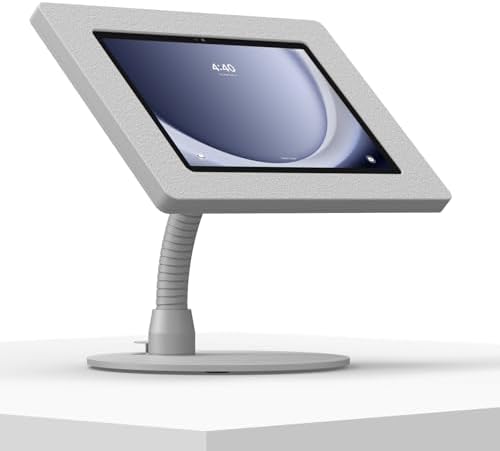 VidaMount Light Grey Enclosure and Portable Flexible Stand [Bundle] Compatible with Samsung Galaxy Tab A9+ 10.9 (2024) by VidaMount