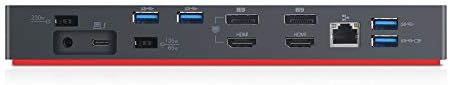 Lenovo ThinkPad Thunderbolt 3 Dock Gen 2 135W (40AN0135) Dual UHD 4K Display Capability, 2 HDMI, 2 DP, USB-C, USB 3.1 with 3 Years Warranty Card - Image 4