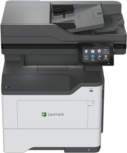 Lexmark MX532adwe Monochrome Laser All-in-One Printer, Integrated Duplex, Energy Star, 4.3-inch Color Touch Screen, Print Speed: Up to 46 ppm, Rec. Monthly Page Volume: 2,000-15,000 Pages(38S0820) by Unknown