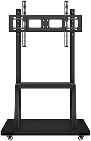 Mobile TV Cart,JYXOIHUB, Rooling TV Stand with Wheels for 32 to 65 Inch LCD LED OLED Plasma Flat Panel Screens up to 100lbs AVA1500-60-1P (Black) by JYXOIHUB
