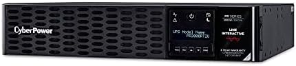 CyberPower PR2000RT2U Smart App Sinewave UPS System, 2000VA/2000W, 8 Outlets, 2U Rack/Tower, AVR, Black - Image 4