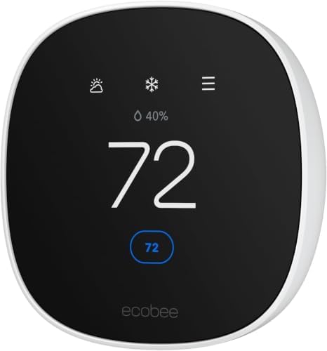 ecobee Smart Thermostat Essential - Energy Star Certified programmable Wi-Fi Thermostat - Works with Siri, Alexa, and Google Assistant (Pack of 10) by ecobee