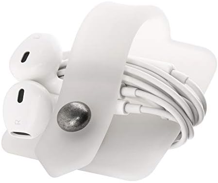 Silicone Cord Organizer, Transparent Earphone Wrap, Button Closure, Flexible Headphone Cord Manager - Image 3