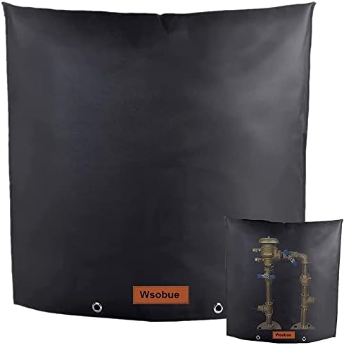 Insulated Backflow Well Pump Cover 24''W x 24''H by Wsobue