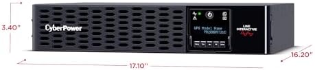 CyberPower PR2000RT2UCN Smart App Sinewave UPS Battery Backup - Image 4