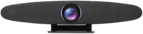 4K UHD Video Conference System Camera, [Voice Tracking & AI, Autoframing] Webcam with Speaker and 4 Microphones, All in-One Video Bar for All Conference Rooms, 150°Wide Angle(5X Digital Zoom) by ROCWARE