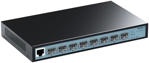 SODOLA 8 Port 10Gb Switch, L3 Managed, 8x10G SFP+ Ports by SODOLAPoENETWORKS