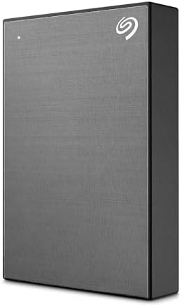 Seagate One Touch, 5TB, Password Activated Hardware encryption, Portable External Hard Drive, Portable External Hard Drive, PC, Notebook & Mac, USB 3.0, Space Gray (STKZ5000404) by Unknown