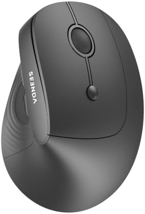 seenda Ergonomic Wireless Mouse, 52° Vertical Bluetooth Mouse, Black by seenda-JustBeYourself