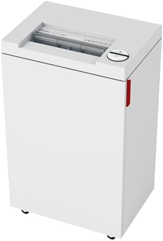 IDEAL 2465 P-4 Cross-Cut Deskside Commercial Paper Shredder, for Home & Small Offices, HIPAA & FACTA Compliant, Shreds 13–15 Sheets, 9 Gal. Bin, Shreds Paper, Staples, Paper Clips, & Credit Cards. by ideal