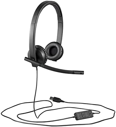Logitech H570e Stereo Headphones with Noise Cancelling Microphone - Black - Image 4