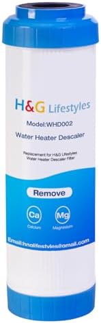 H&G Lifestyles 2.5 x 10 Water Descaler Filter Cartridge Replacement by HGLifestyles