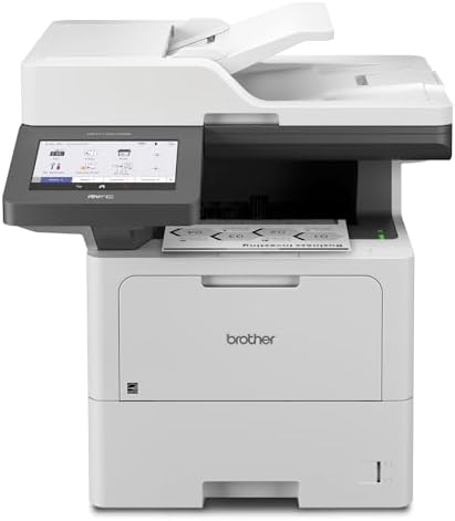 Brother MFC-L6810DW Enterprise Monochrome Laser All-in-One Printer, Large Paper Capacity, Wireless Networking, Advanced Security Features, Duplex Print, Scan, and Copy (Renewed Premium) by Unknown