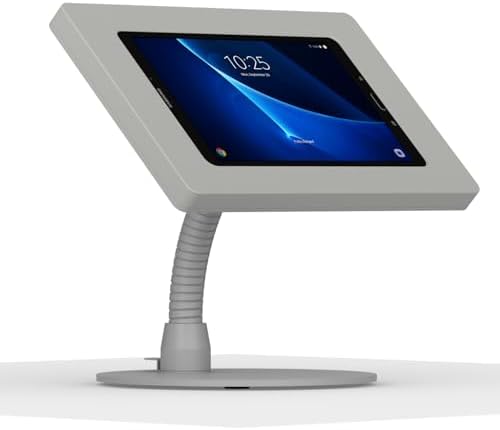 VidaMount Light Grey Enclosure and Portable Flexible Stand [Bundle] Compatible with Samsung Galaxy Tab A 10.1 (2016) by VidaMount