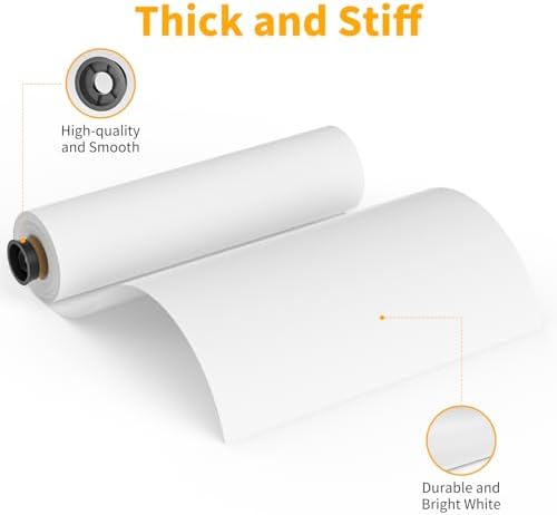 MFLABEL Wide Format Paper 24" x 150' Plotter Paper 1 Rolls CAD Bond Rolls 20lb 2"Core for CAD Printing on Wide Format Ink Jet Printers - Image 3