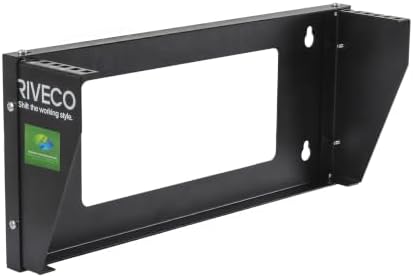 RIVECO 2U Wall Mount Rack for Network| Reinforced Heavy Load 66-99 LBS Small Server Racks Vertical & Horizontal Mounting for 19 inches IT & Studio Equipment. by RIVECO