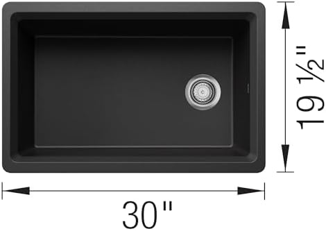 BLANCO Inteos SILGRANIT 30" Single Bowl Workstation Kitchen Sink Anthracite - Image 4