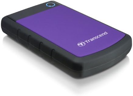 Transcend 4TB StoreJet 25H3 Rugged Portable HDD, One Touch Backup by Transcend