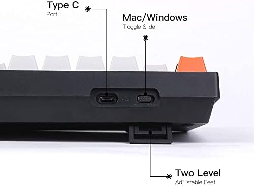 Keychron C1 87 Key TKL Wired Mechanical Keyboard for Mac Windows, 80% Layout Gateron Brown Switch White LED Backlit Double-Shot ABS Keycaps, USB-C Gaming Keyboard for Gamer/Typists/Office - Image 5