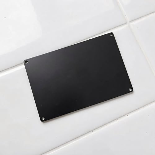 10pcs Black Aluminum Engraving Plate Blanks for Electronics Labeling - Image 6