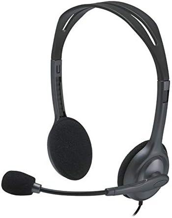 Logitech H111 Stereo Headset with 3.5 mm Audio Jack - Black by Unknown