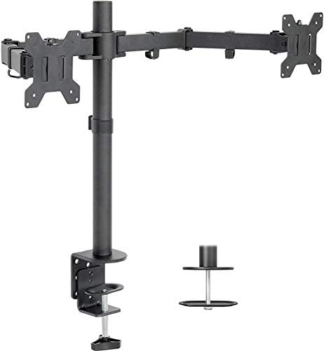 Lenovo ThinkVision S24e-20 23.8" Full HD 1920 x 1080 WLED LCD Monitor 2-Pack, 250 Nit, FreeSync, HDMI-VGA, Raven Black Bundle with Adjustable Desk Mount Monitor Stand - Image 6