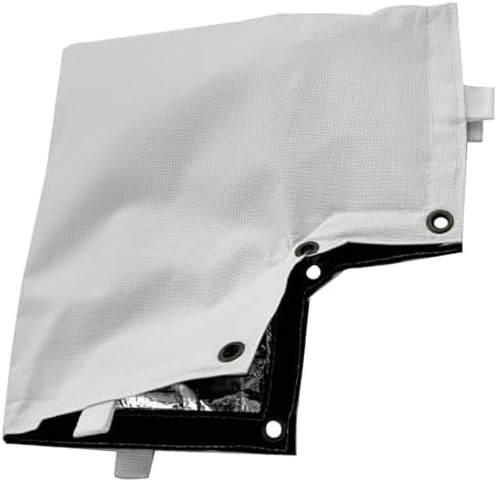 Backflow Preventer Cover Insulated Pouch Replacement for Protect Pressure Vacuum Breaker Cover Prevent Freezing Snowy Weather Avoid Direct Sunlight Exposure (White) - Image 5