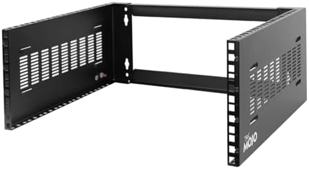 Tecmojo 4U Wall Mount Rack,4U Rack 14 inch Depth,19" Network Rack for Shallow Server and IT Equipment, Network Switches,Patch Panel Bracket,110lbs(50kg) Weight Capacity,Black by Tecmojo