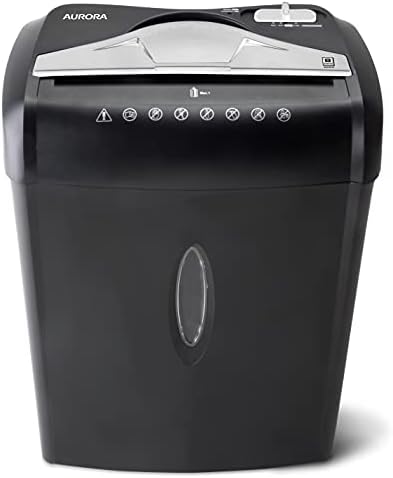 Aurora High Security Paper and Credit Card Shredder with 3.7-Gallon Wastebasket, 8-Sheet Cross-Cut with Basket - Image 6
