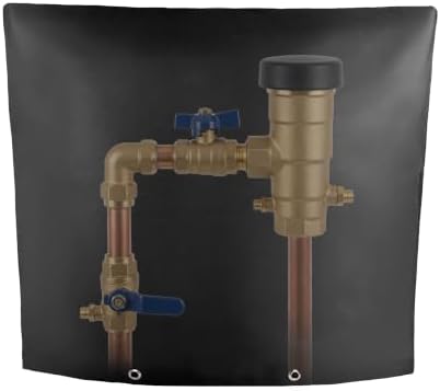 24"Wx24"H Backflow Preventer Insulation Cover, Sprinkler Covers for Outside by Quoyiyo