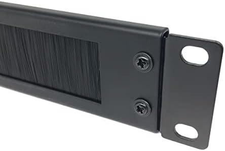 1U 19 inch Brush Cable Manager Horizontal Rack Mount - Image 5