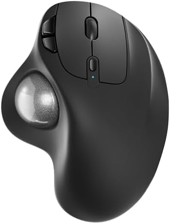 Nulea M501 Wireless Trackball Mouse Ergonomic Thumb Control, 4 DPI Levels by Nulea