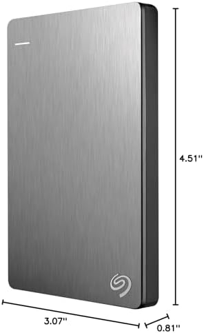 Seagate Backup Plus Portable 5TB External Hard Drive HDD – Silver USB 3.0 for PC Laptop and Mac, 2 Months Adobe CC Photography (STDR5000101) - Image 3