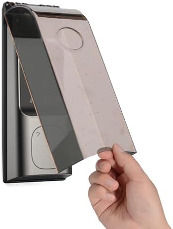 Outdoor Weatherproof Flip-top Cover, Plastic Sunshade and Rain Protection for Garage Door Keypad, Fingerprint Lock by dgyezhao