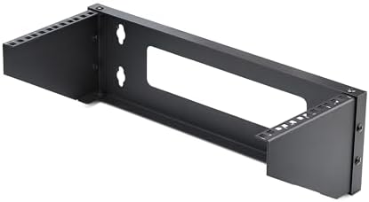 StarTech 4U Vertical Wall-Mount Bracket, 19in, 121lb, 55kg (RK419WALLV-N) by StarTech