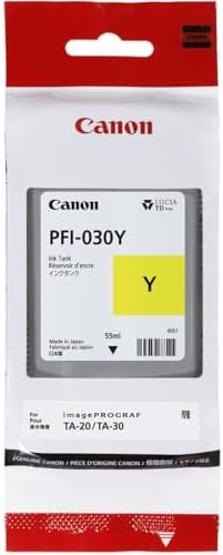 Yellow Ink 55ml (PFI-030Y) for Canon imagePROGRAF TA-20 and TA-30 by Unknown