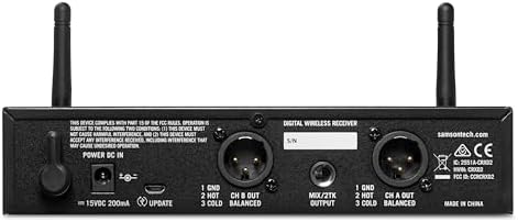 SAMSON Concert XD2 Dual Presentation Wireless Microphone System Lavaliere - Image 3