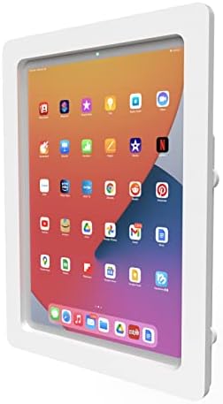 Anti-Theft Acrylic VESA Enclosure for Apple iPad Pro 11" 1st 2nd 3rd 4th gen. with Free Wall Mount Kit & 90-Degree Angle USB C Cable (iPad Pro 11 1/2/3/4, White) - Image 2